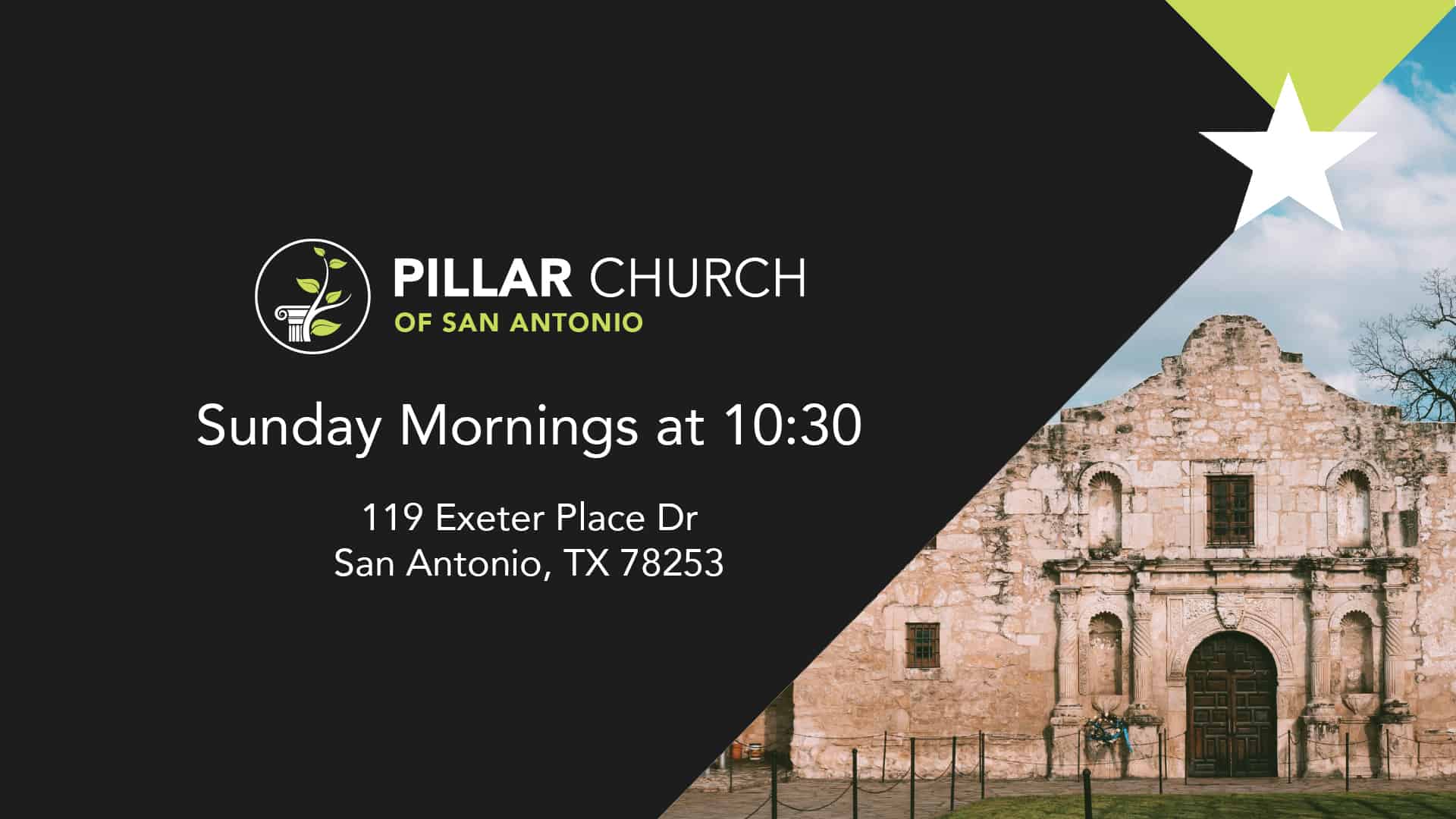 New church meeting Sundays at 10:30